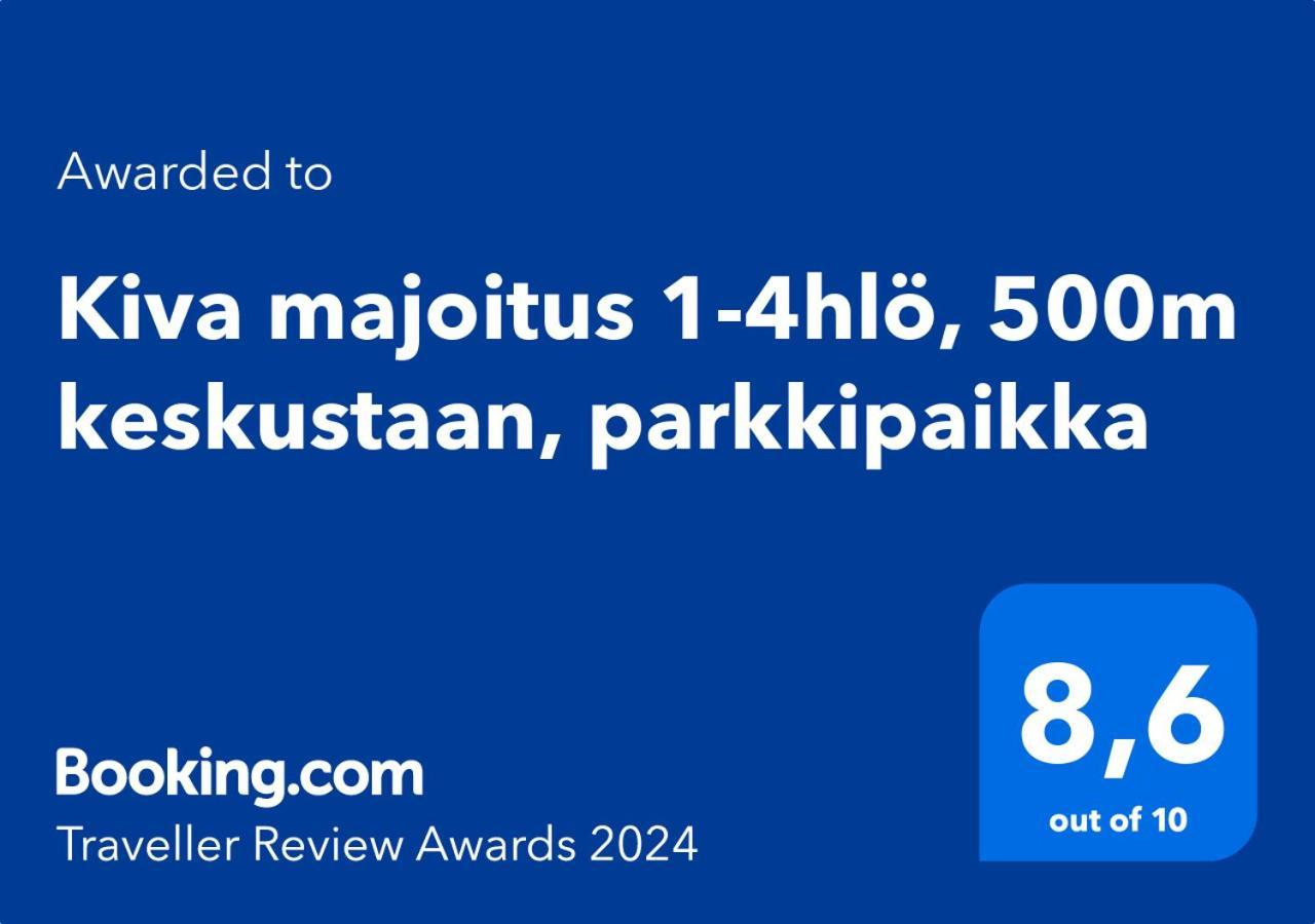 Kiva Majoitus 1-4Hloe, 500M Keskustaan, Parkkipaikka Apartment Oulu Exterior photo